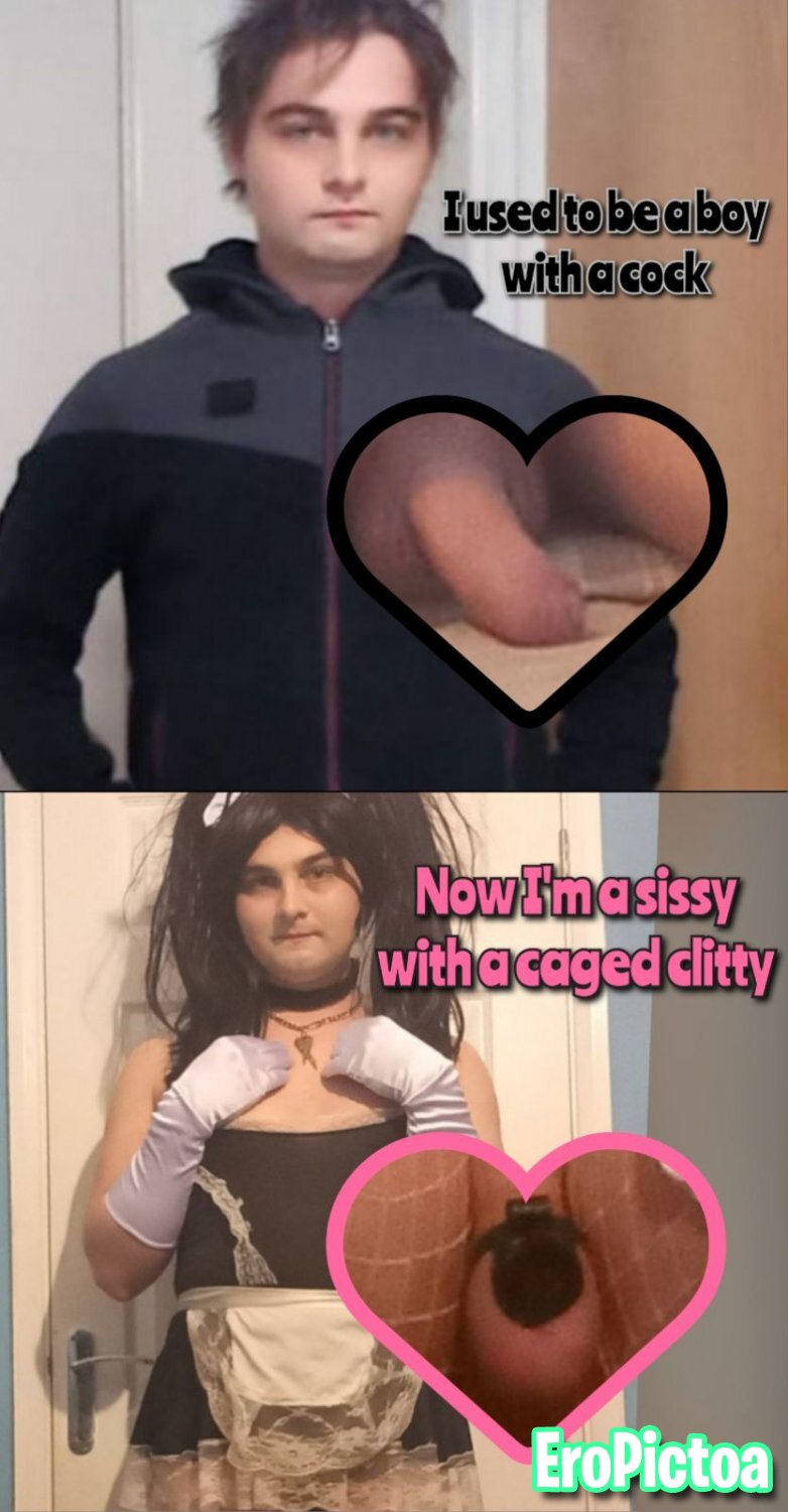 Sissy Aimee captioned photo featuring femboy - Part 74