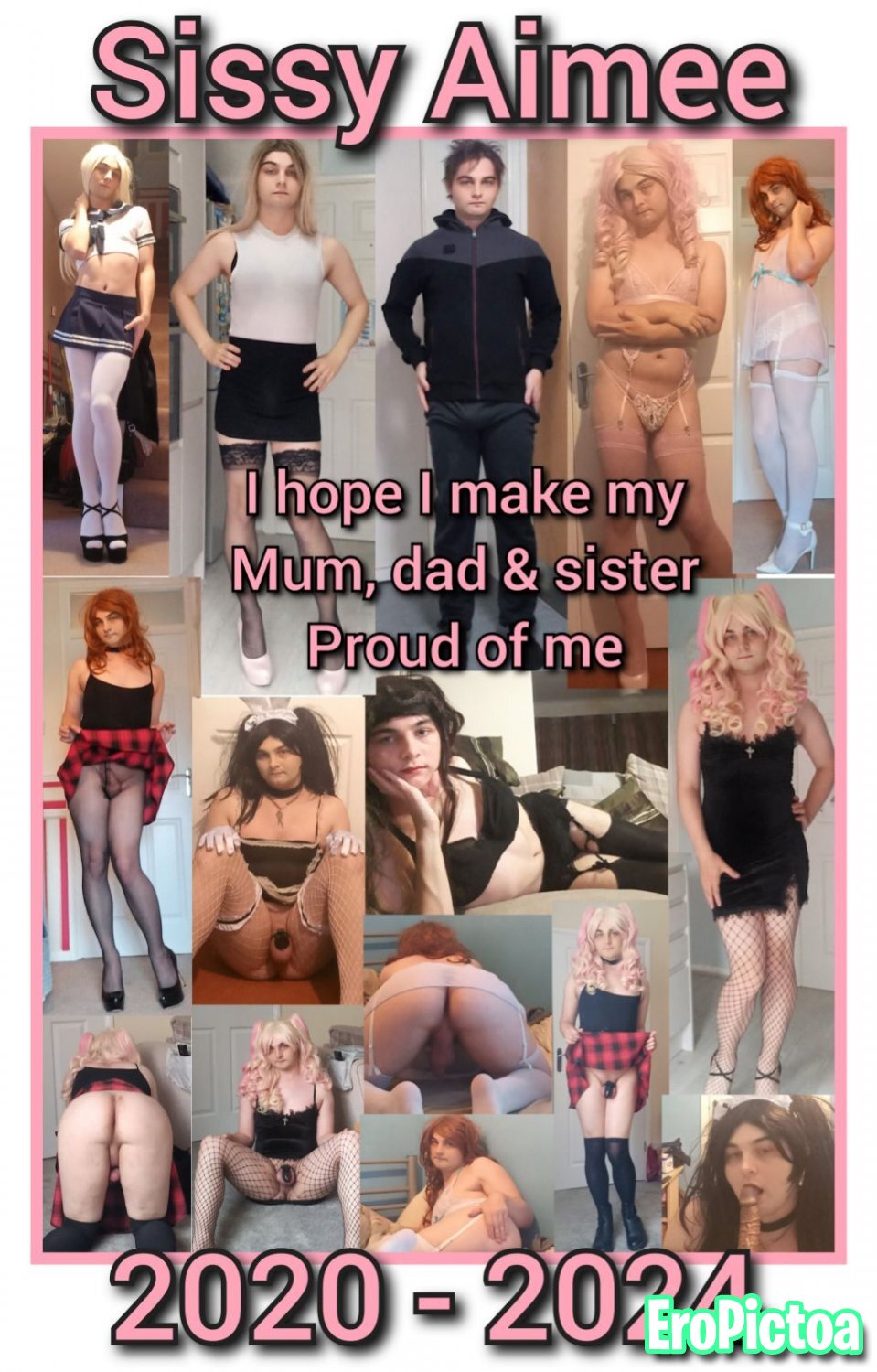 Sissy Aimee captioned photo featuring chastity - Part 81