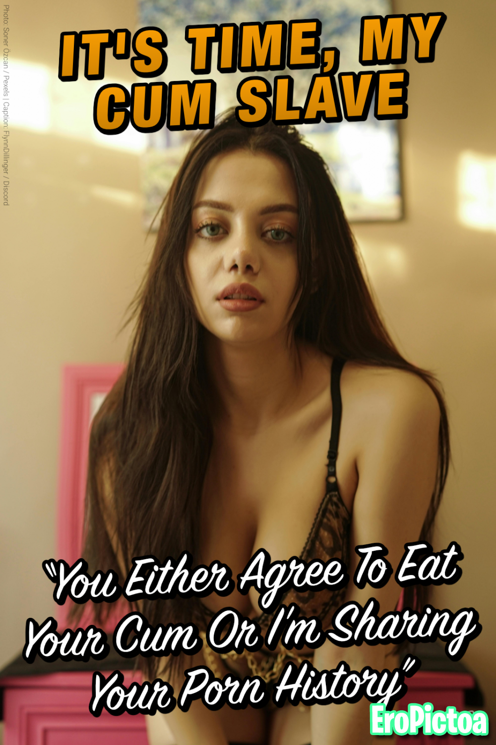 CEI Captions photo featuring cum eating instructions - Part 3