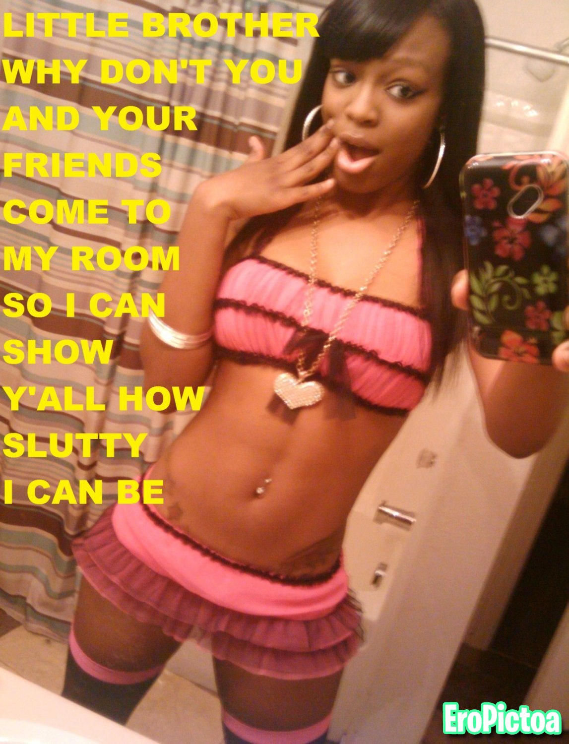 Ebony Captions photo featuring Ebony - Part 71