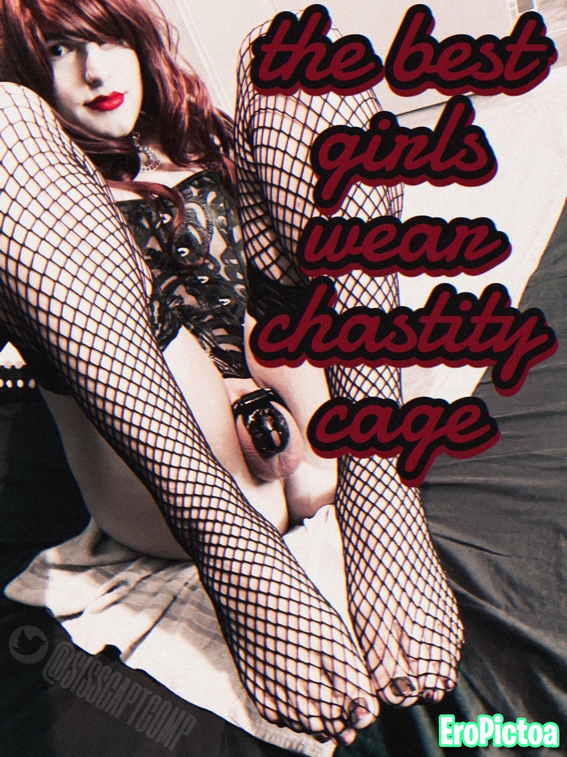 Sissy captions photo featuring tranny