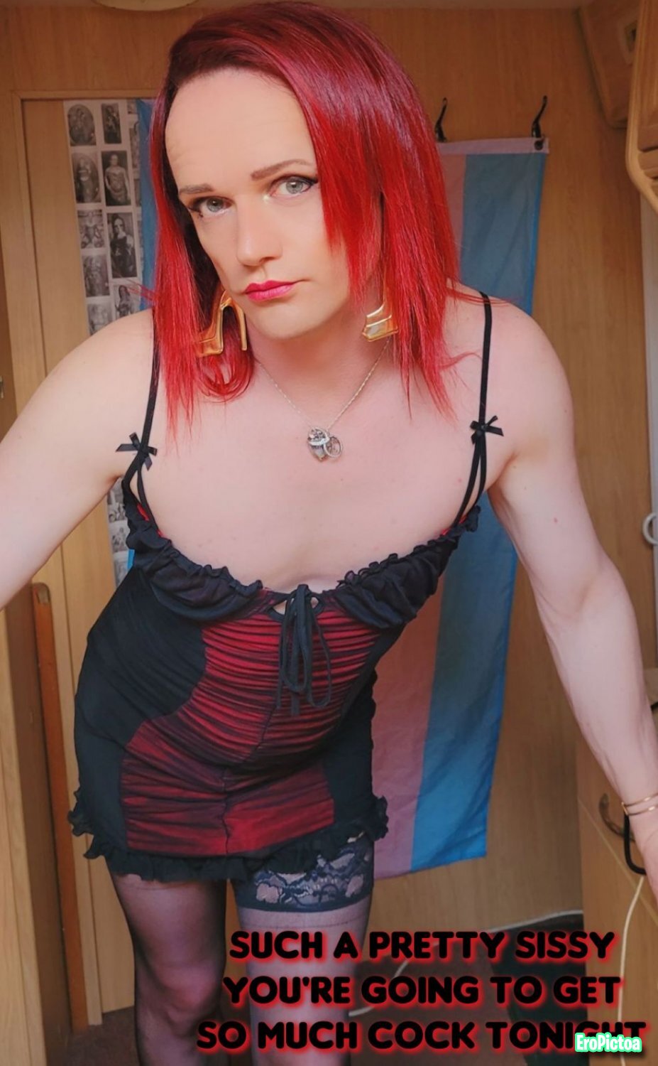 Sissy Caption M3D ❤️ photo featuring Crossdressing