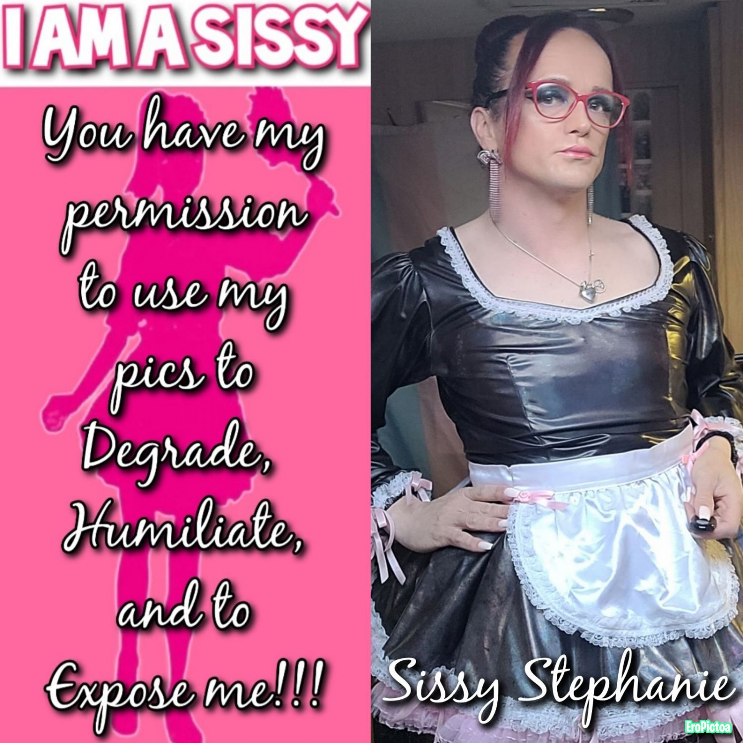 Sissy Caption M3D ❤️ photo featuring Crossdressing