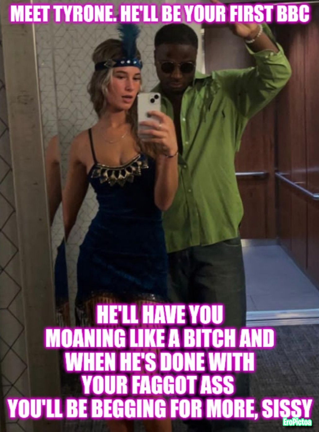 Sissy captions 2 photo featuring Faggot - Part 4