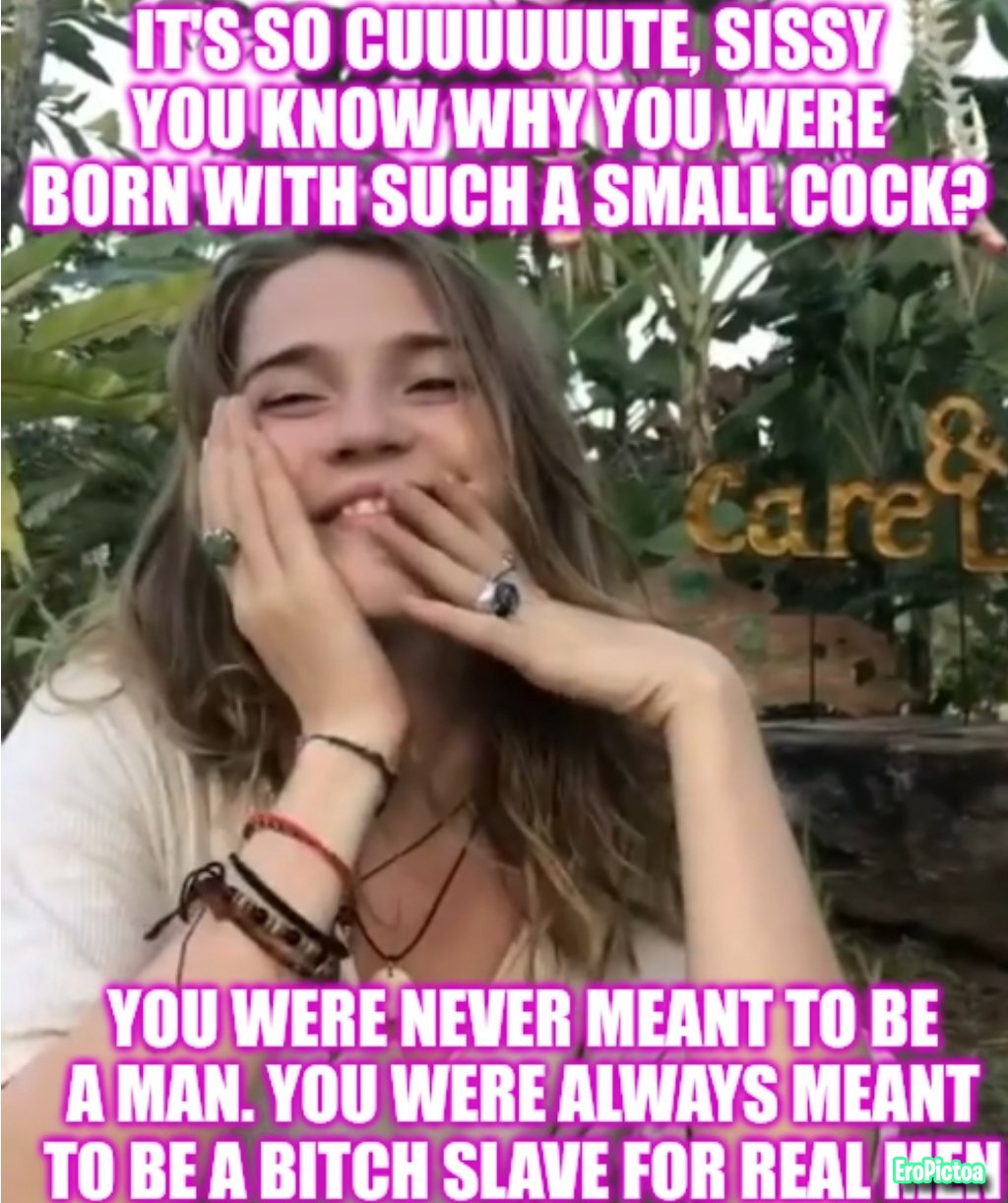 Sissy captions 4 photo featuring Faggot