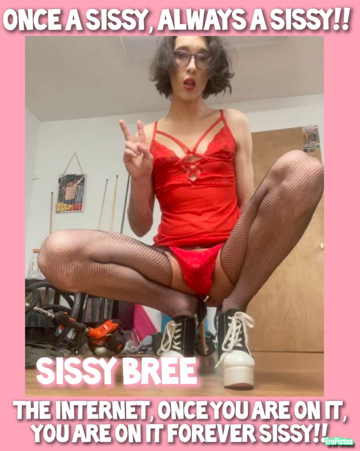 ONCE A SISSY, ALWAYS A SISSY!! -Captions- (2. Edition) photo featuring Crossdresser - Part 3