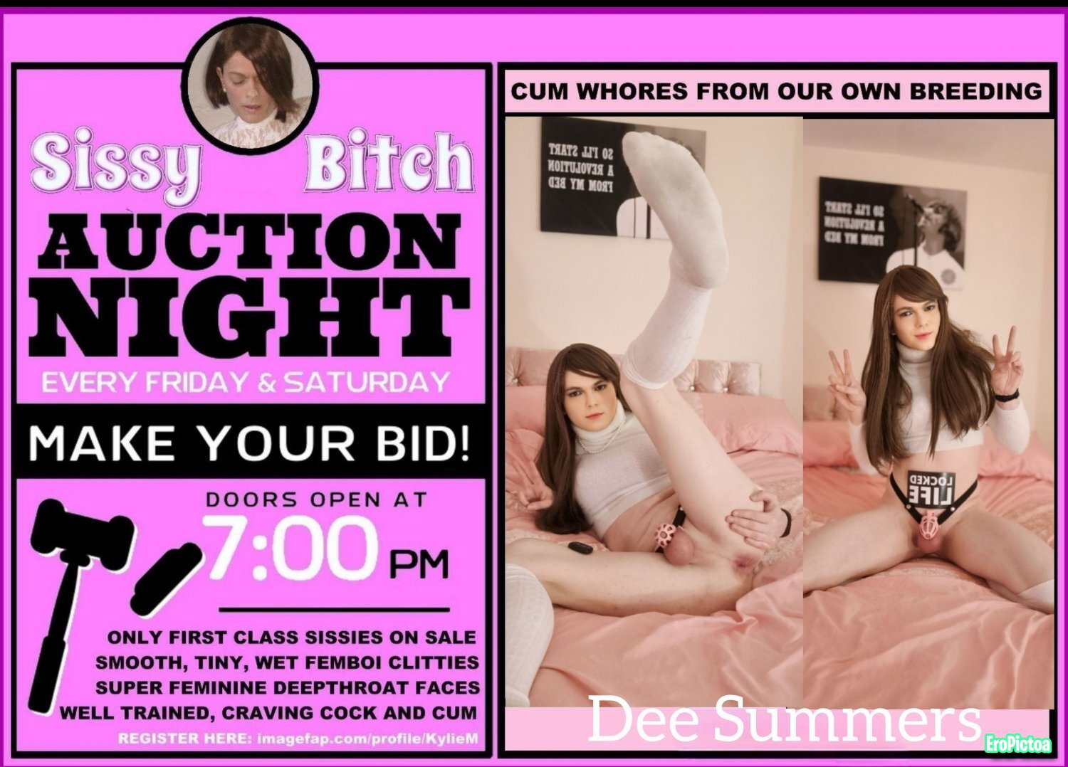 Sissy auction captions photo featuring Auction - Part 6