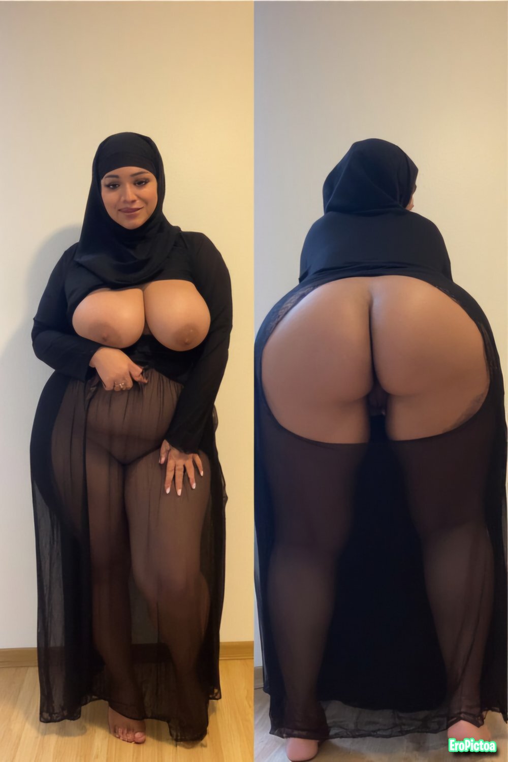 Ai Hijab Sluts 2 photo featuring Big tits
