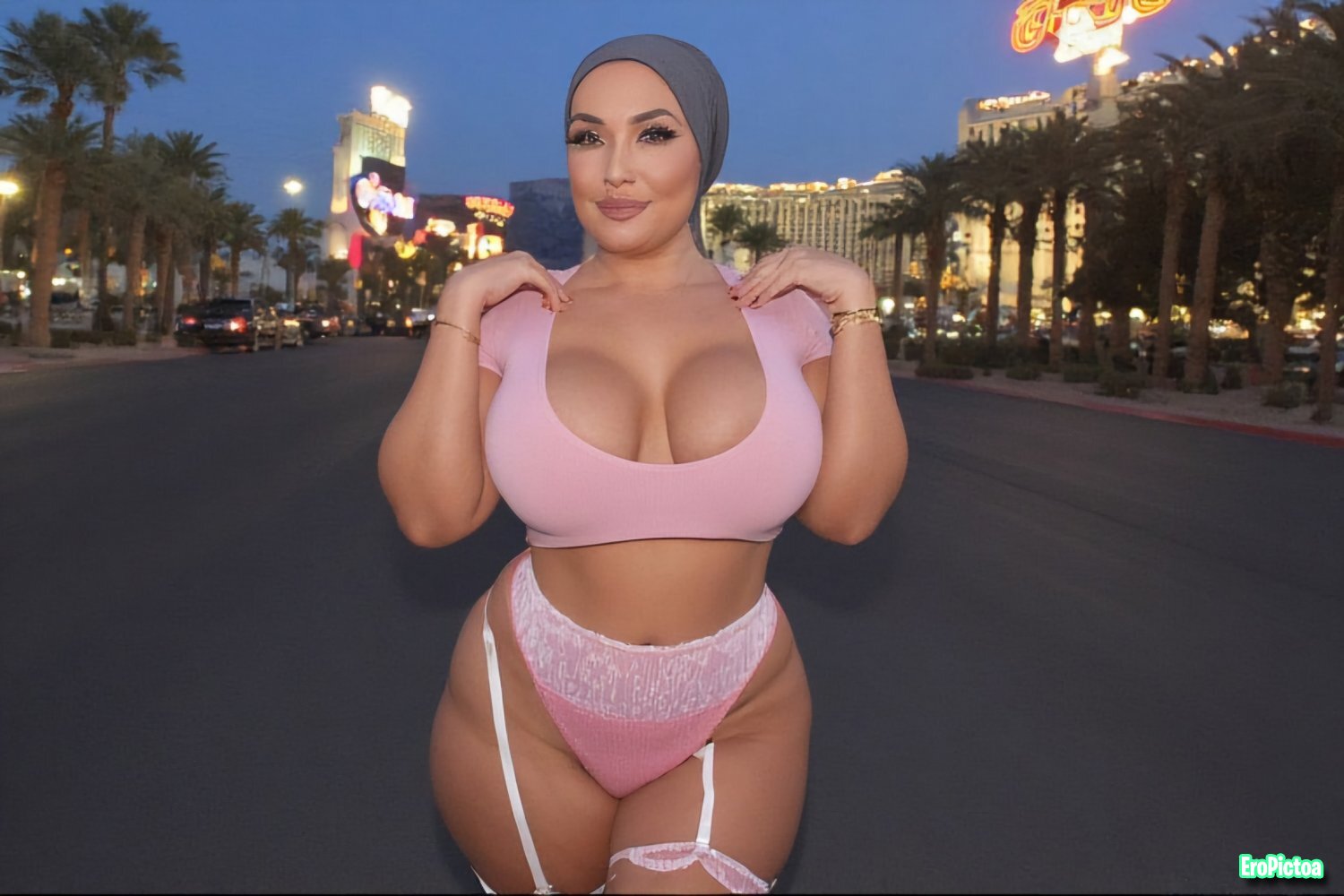 Ai Hijab Whore photo featuring Mature - Part 9