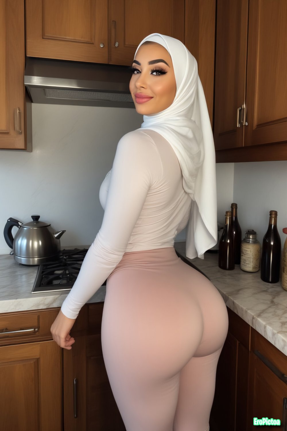 Ai Hijab Babes Slut photo featuring Milf - Part 5