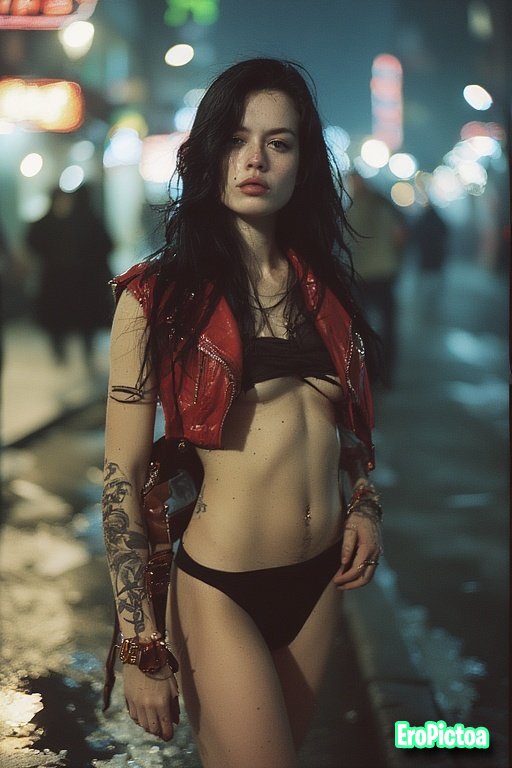 Streets (AI) photo featuring Ebony - Part 22