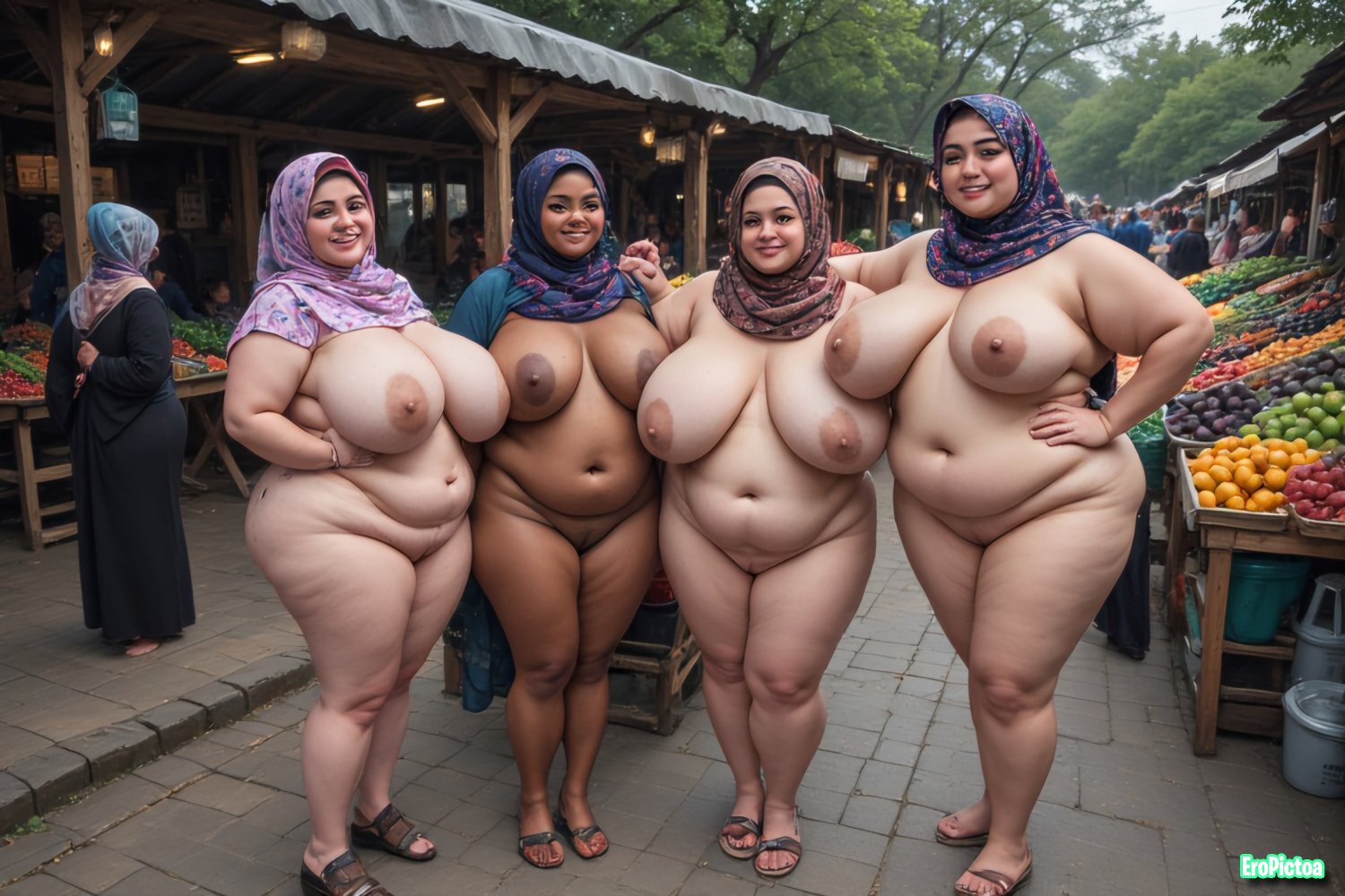 Ai Hijab Slut 5 photo featuring Bbw hijab