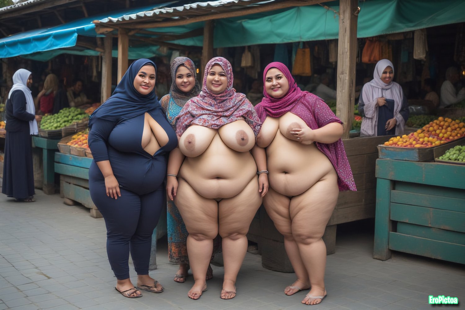 Ai Hijab Slut 5 photo featuring Bbw hijab