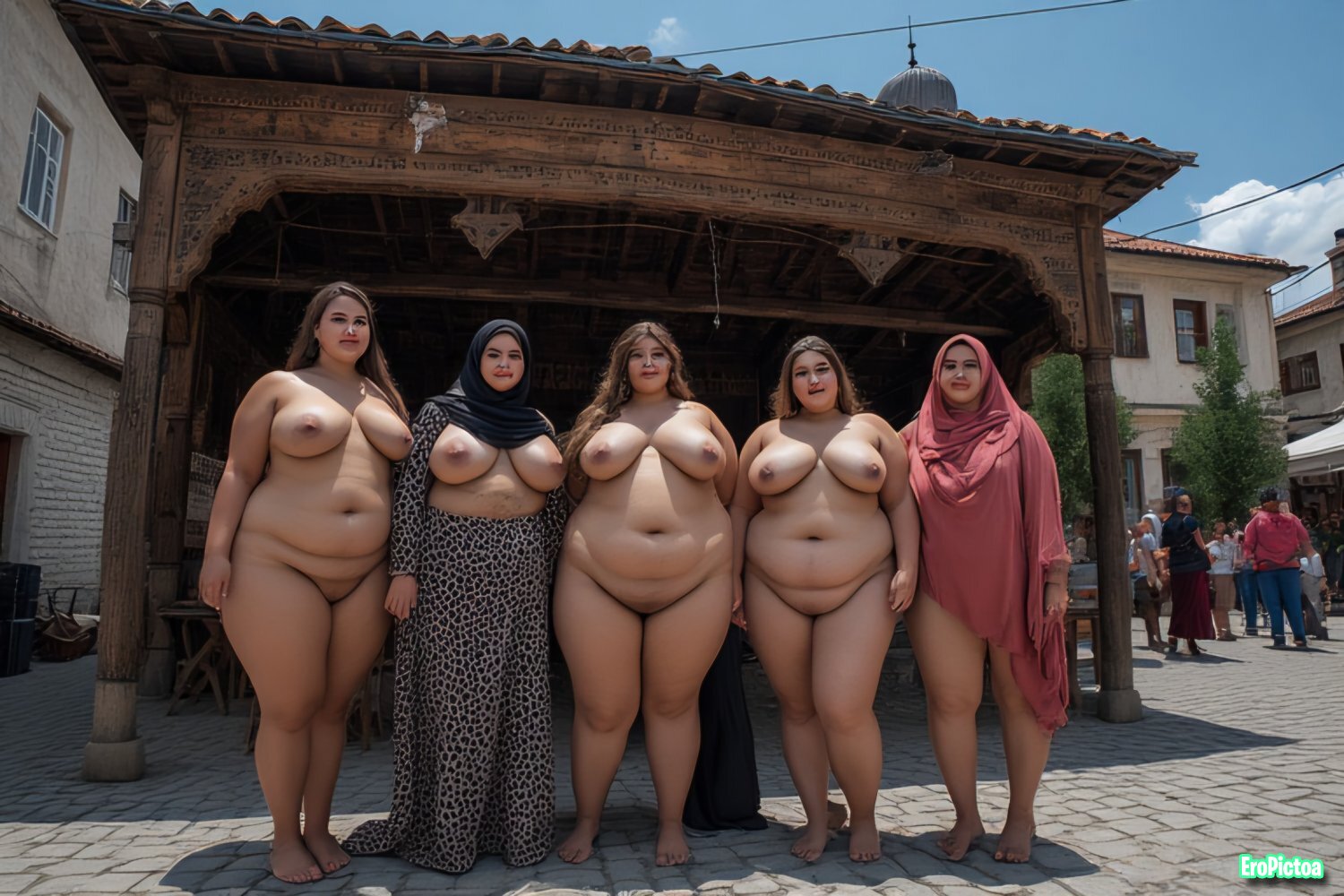 Ai Hijab Slut 5 photo featuring Chubby hijab