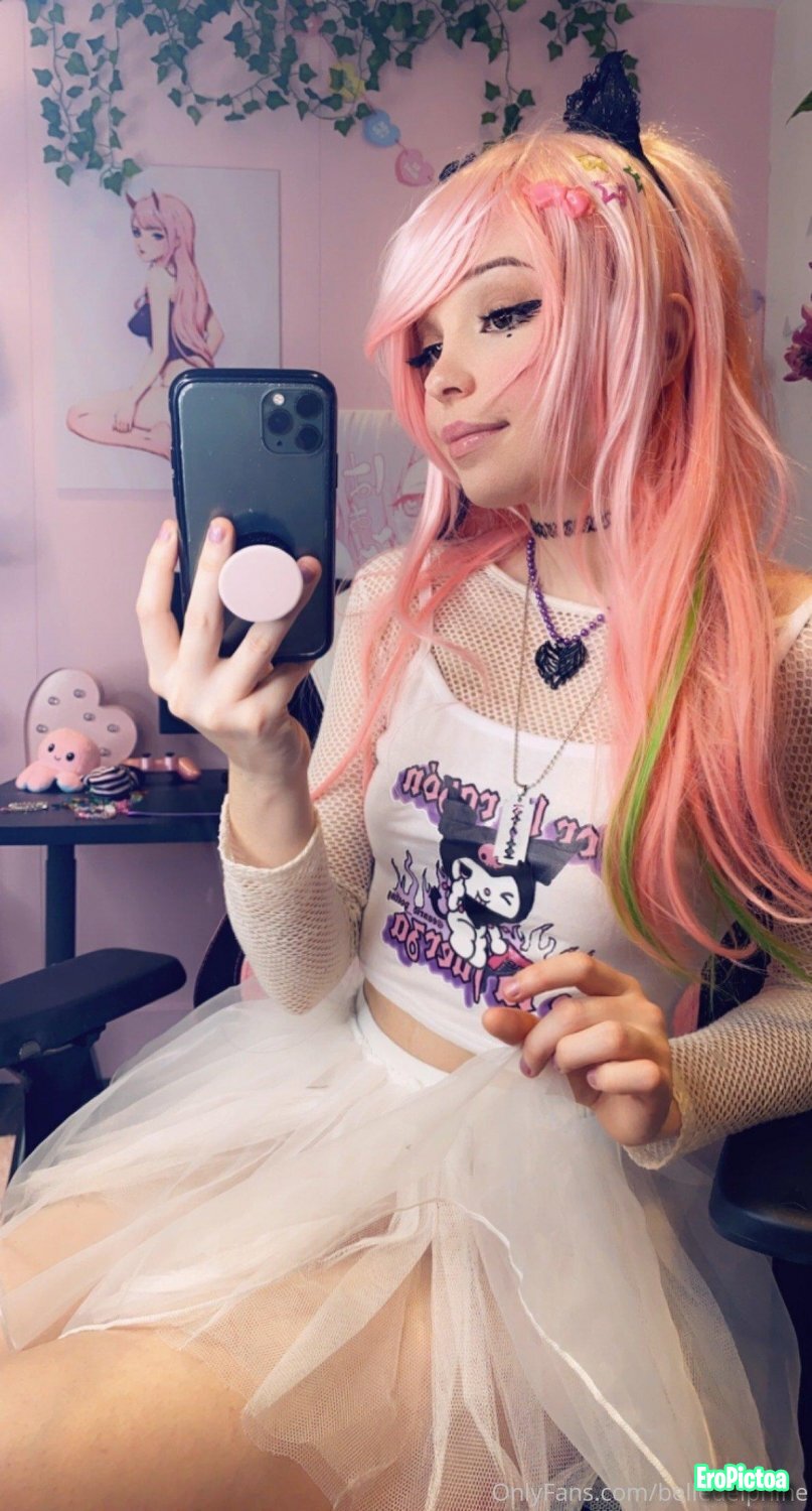 Belle Delphine Nude photo featuring belle delphine boobs