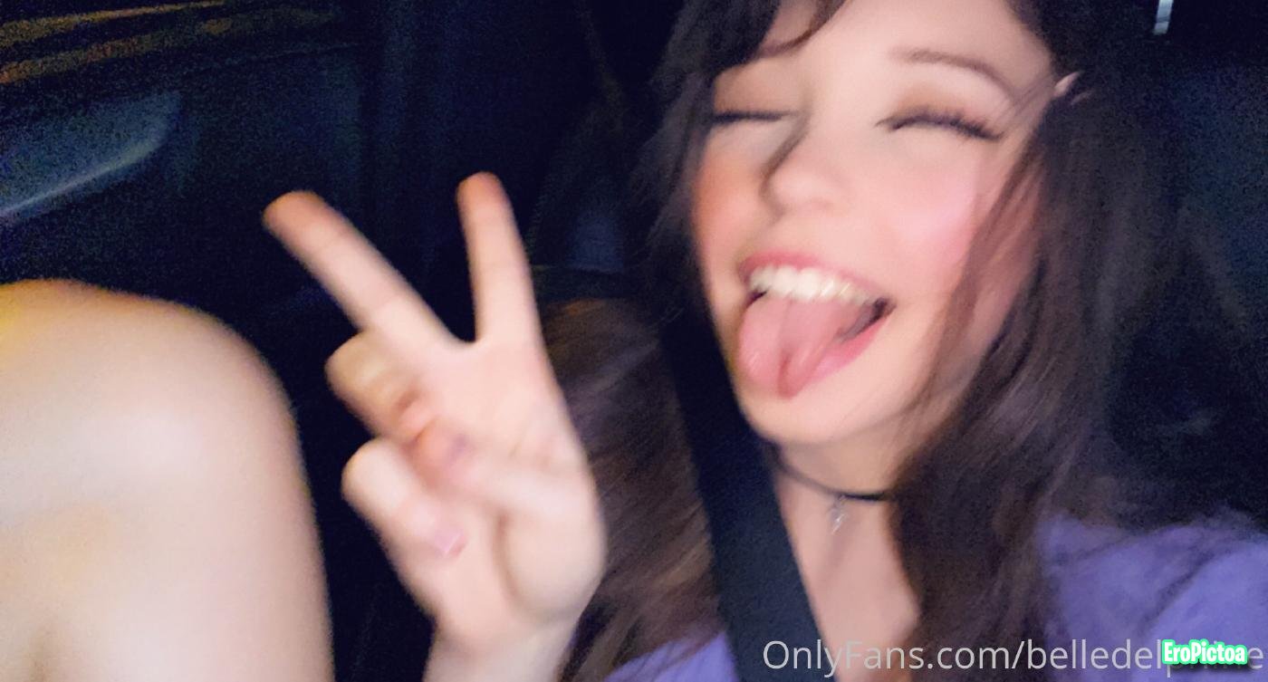 Belle Delphine Back photo featuring belle delphine asshole