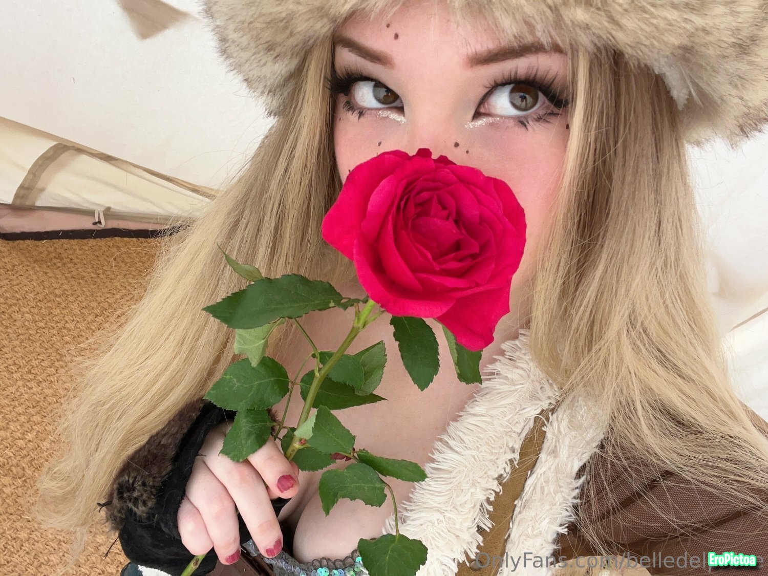 New Belle Delphine photo featuring butthole spread - Part 54