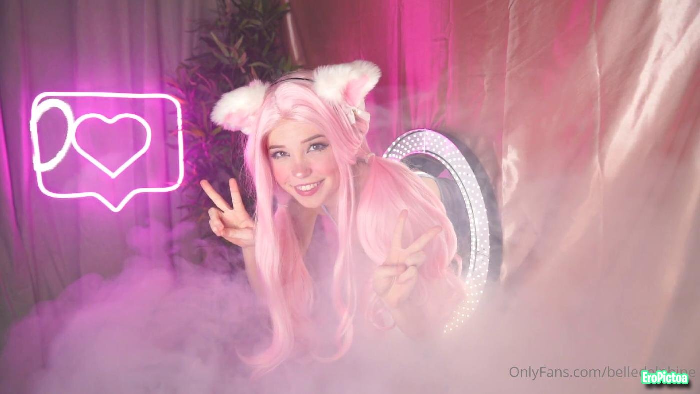 Belle Delphine Nude photo featuring belle delphine doggy