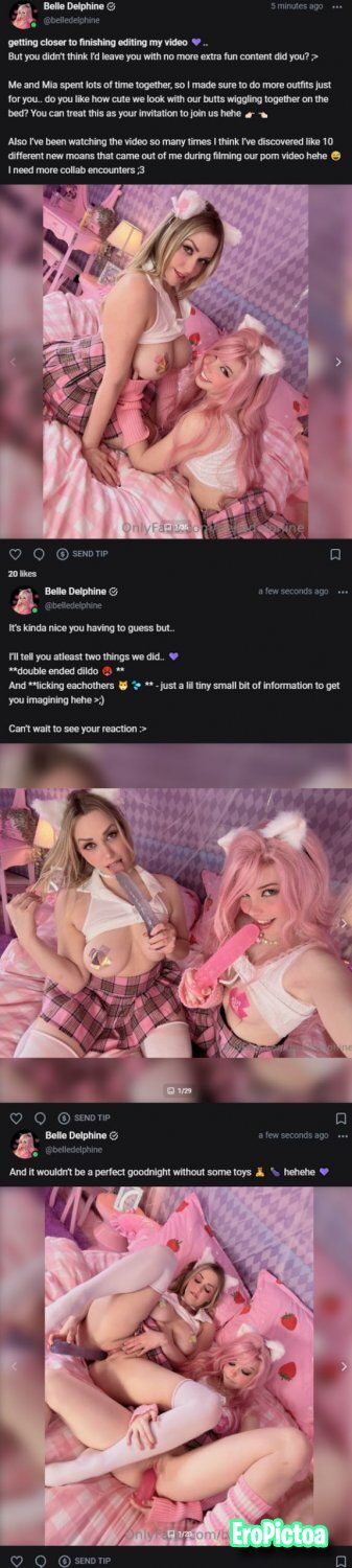 belle delphine photo featuring nsfw - Part 74