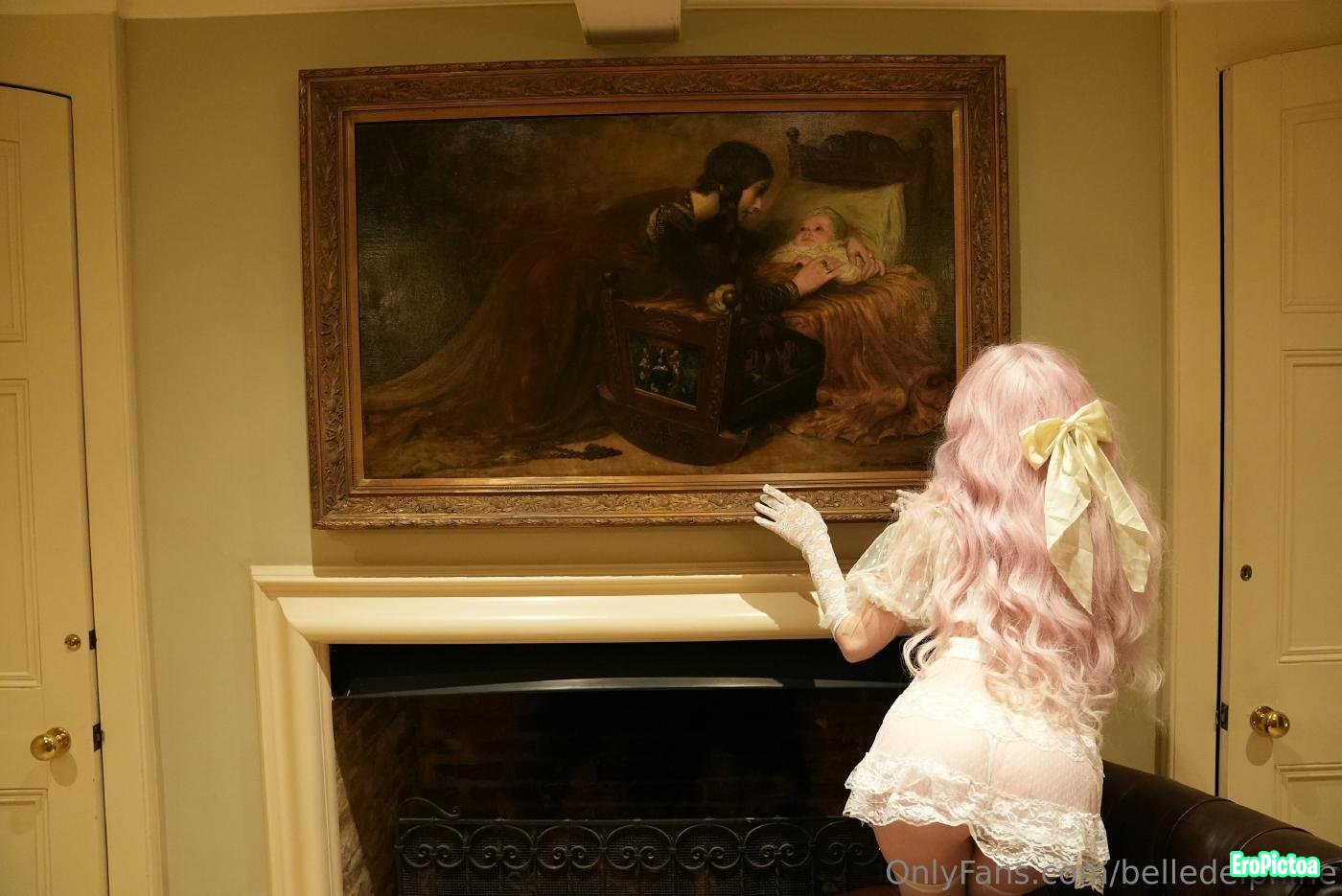 Belle Delphine Nude photo featuring belle delphine porn