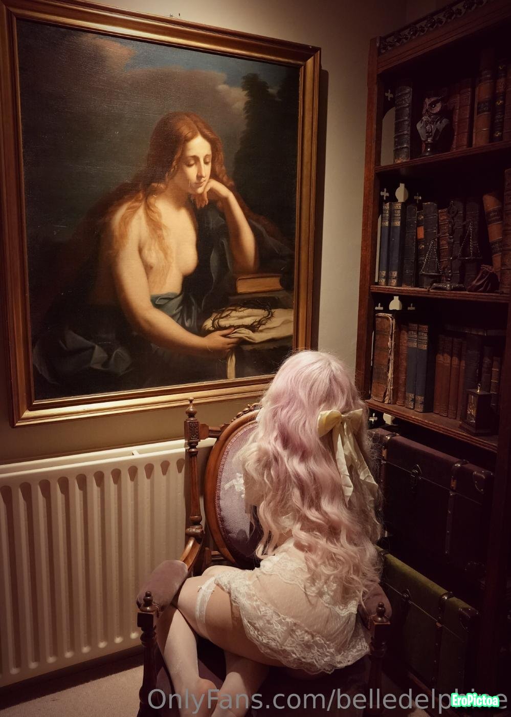 Belle Delphine Nude photo featuring belle delphine messy