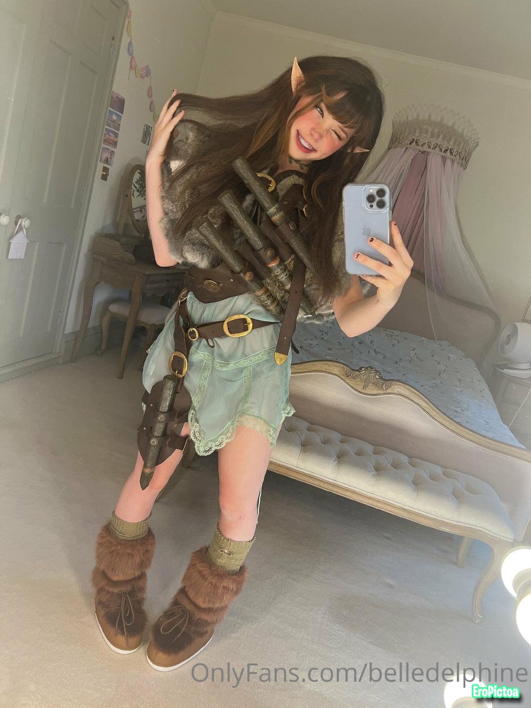 Belle Delphine Your photo featuring belle delphine messy