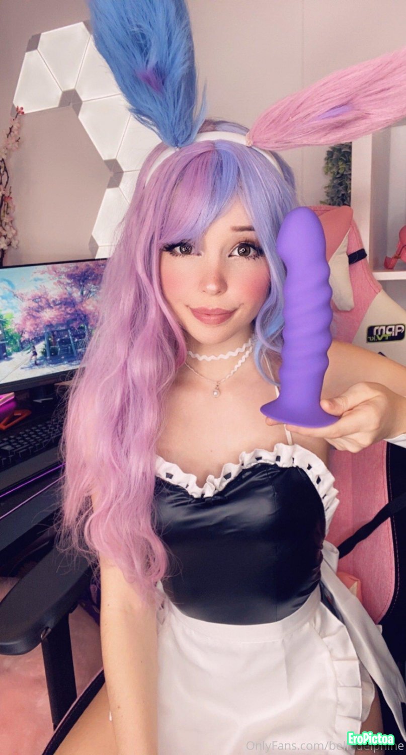Belle Delphine photo featuring leaked
