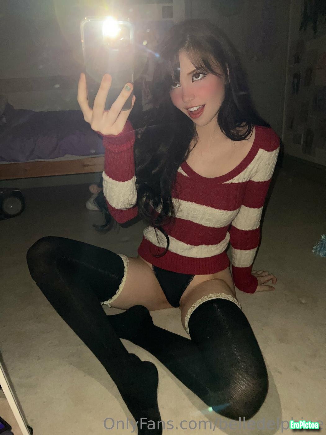 Belle Delphine Nude photo featuring belle delphine naked