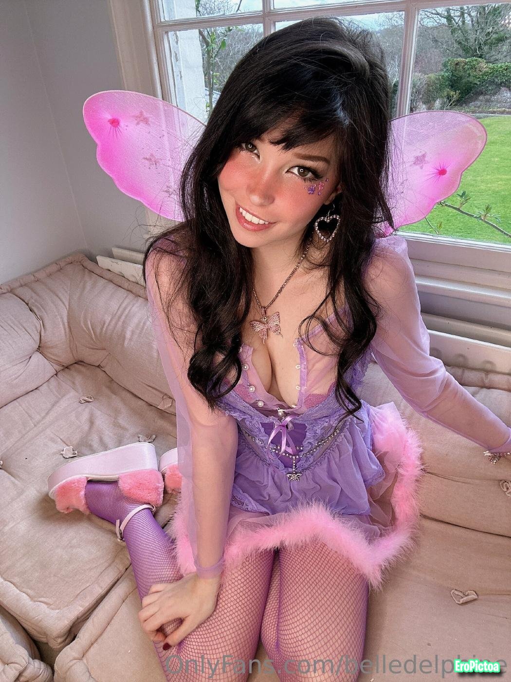 Belle Delphine Nude photo featuring belle delphine ass