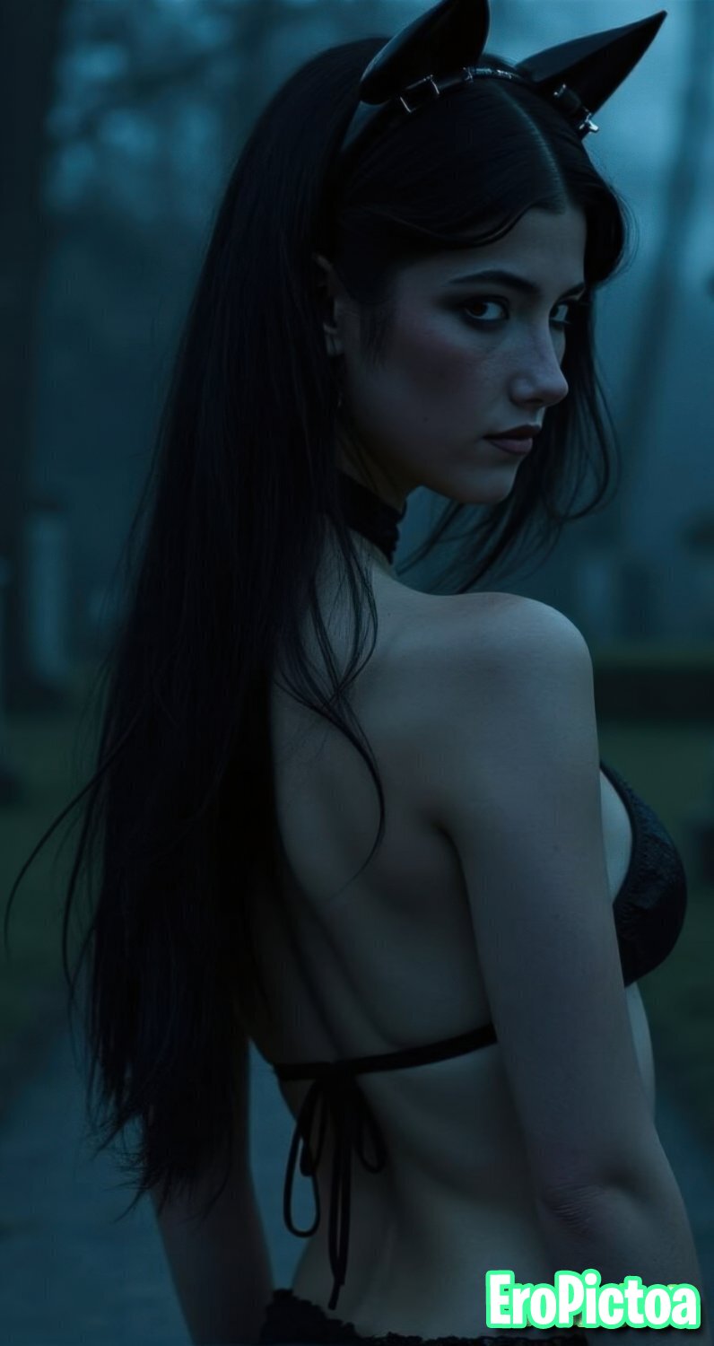 Charli [AI] photo featuring long hair - Part 62