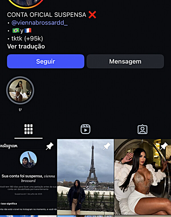 Thumbnail for Vazou famosinha do insta Vienna brossard safada