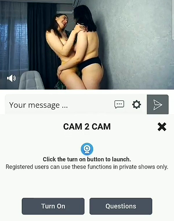 Thumbnail for Cam girl lesbians spanking,  deep kissing and compliments to Big British Cock then Big Cumshot.