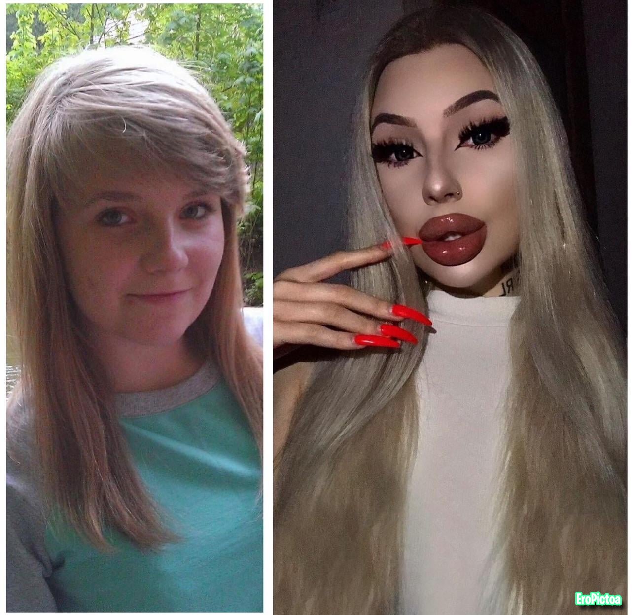 Pumped up DSLs photo featuring huge lips - Part 3