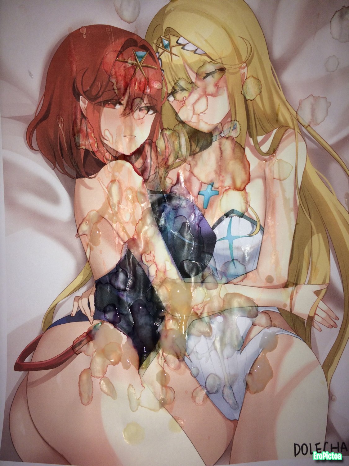 Pyra/Mythra Noclean photo featuring cum tribute - Part 18