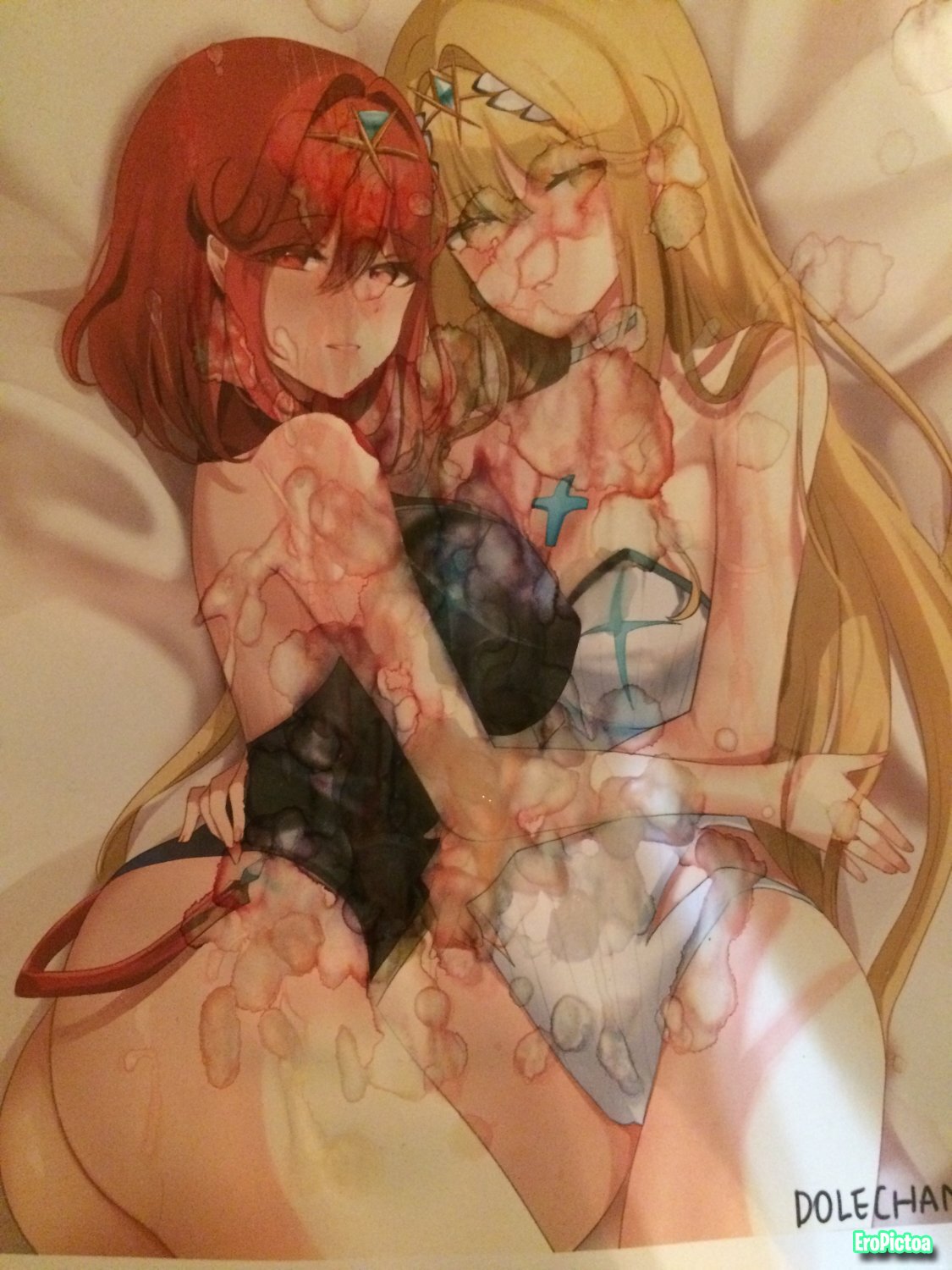 Pyra/Mythra Noclean photo featuring pee tribute - Part 20