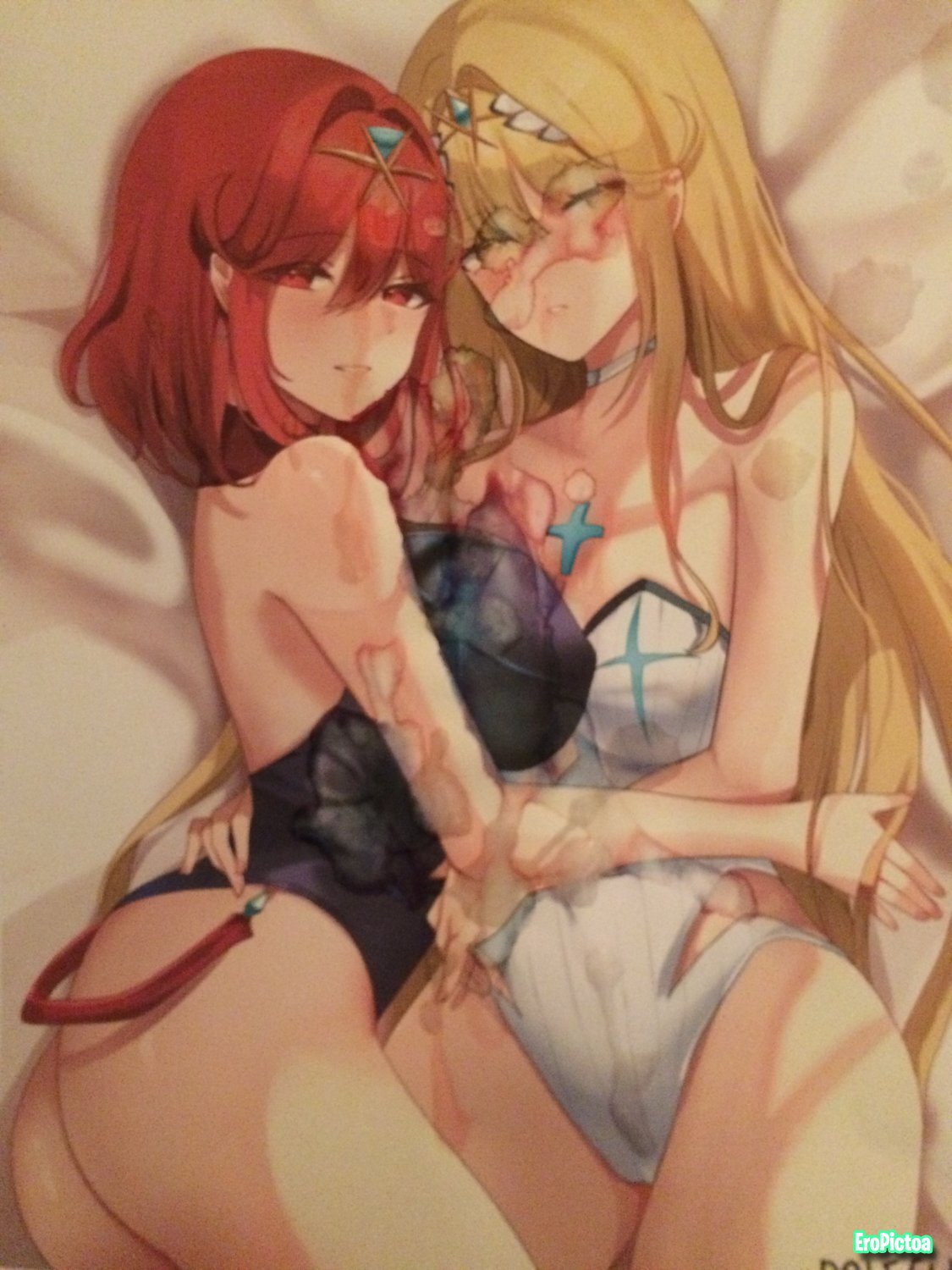 Pyra/Mythra Noclean photo featuring pee - Part 7
