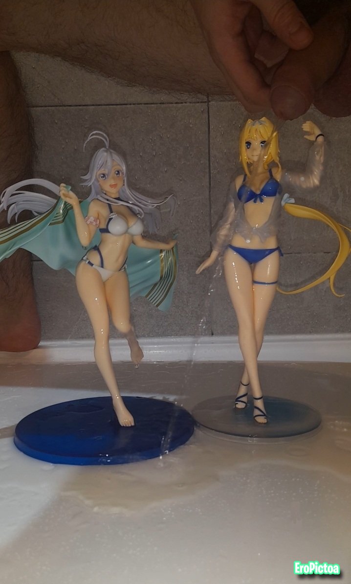 Alice & Lena POF photo featuring Peeing on figure - Part 5