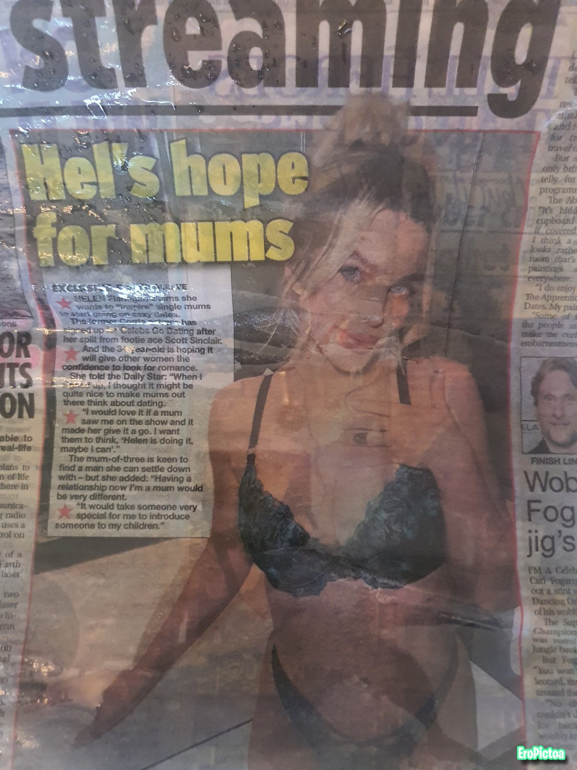 Helen Flanagan (1) photo featuring Newspaper - Part 2