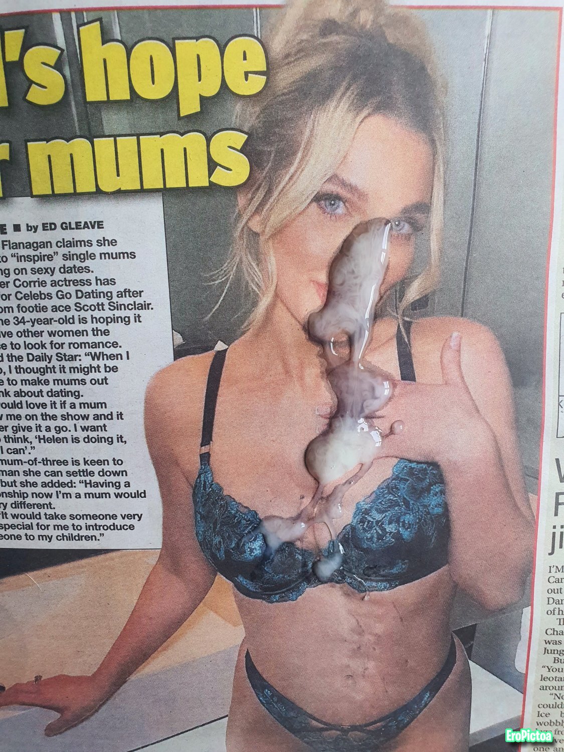 Helen Flanagan (1) photo featuring Cum - Part 3