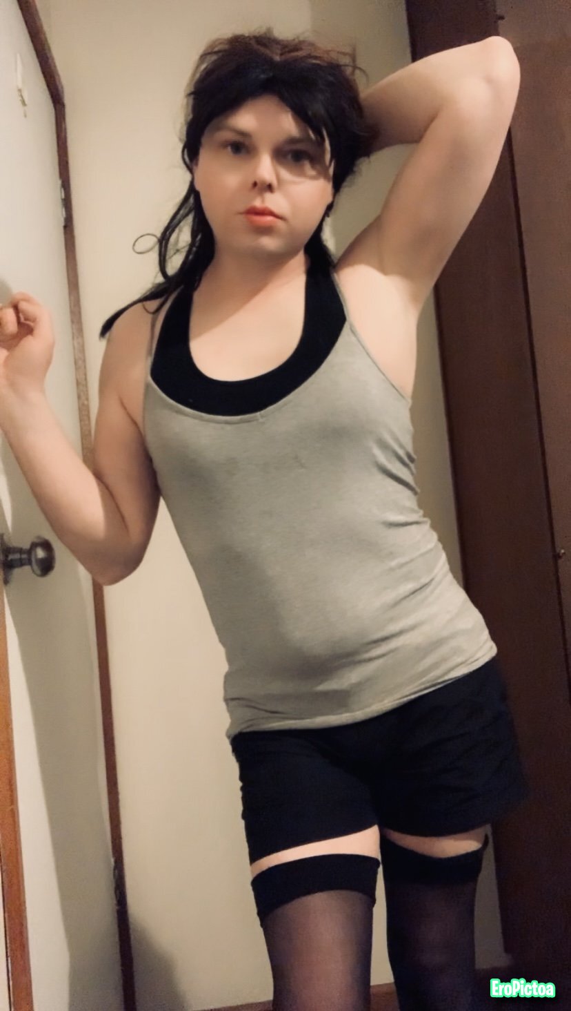 Pissy pants sissy 🌊🖕😈 photo featuring cum - Part 11