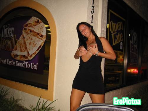 Brazilian Babe Flashing photo featuring flash