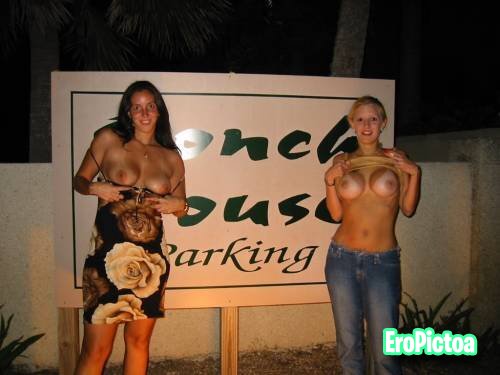 Brazilian Babe Flashing photo featuring public