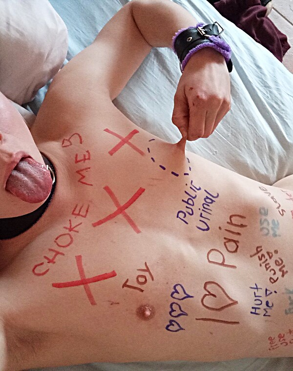 Thumbnail for Gay Deapthroat Training and extreme self degrading