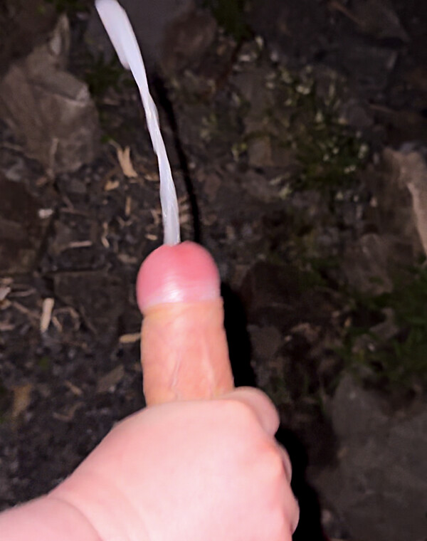 Thumbnail for Risky Handjob Cumshot In Public Park