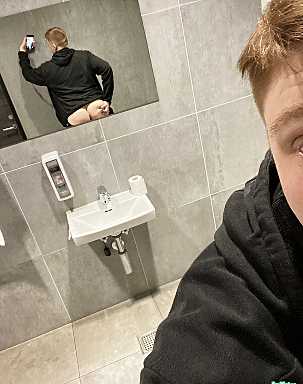 Thumbnail for Public Restroom Slut Tease Turns Into Deep Dripping Dildo Ride 🍑🚻💦