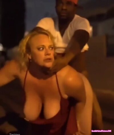 Thumbnail for Milf got bbc under streetlight