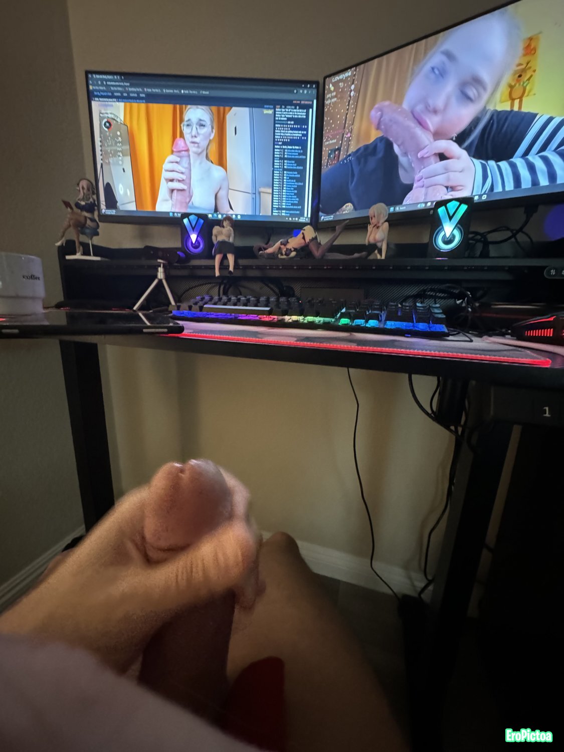 Edging/gooning session this morning photo featuring edge