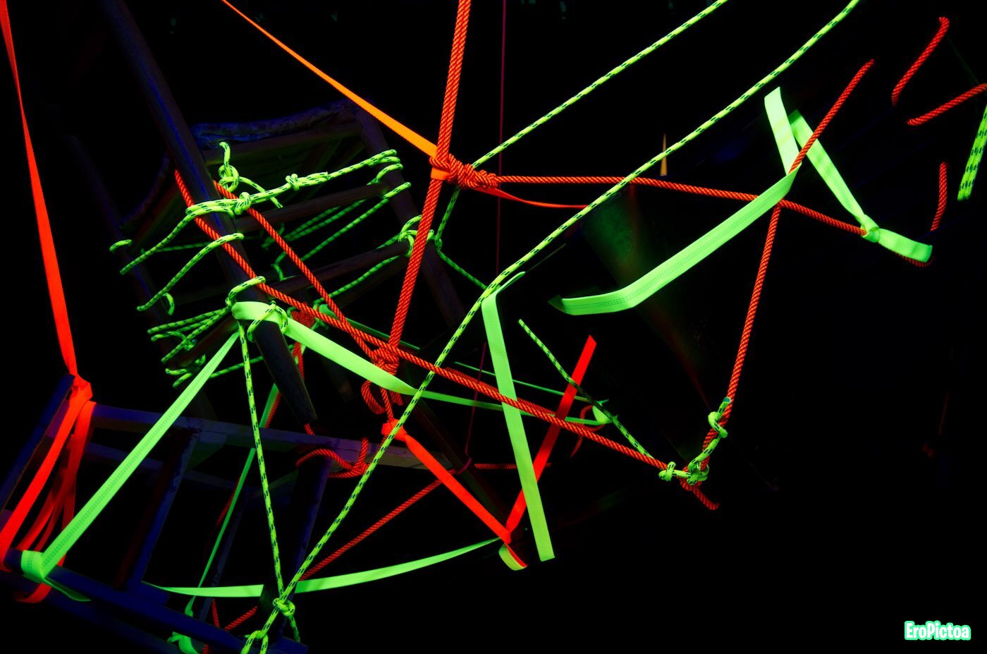 Shibari session Neon Ropes photo - Part 1