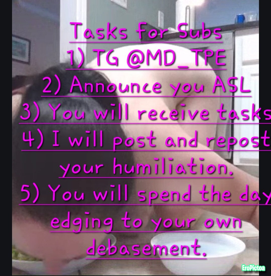 Humiliation Tasks photo featuring Tasks - Part 9