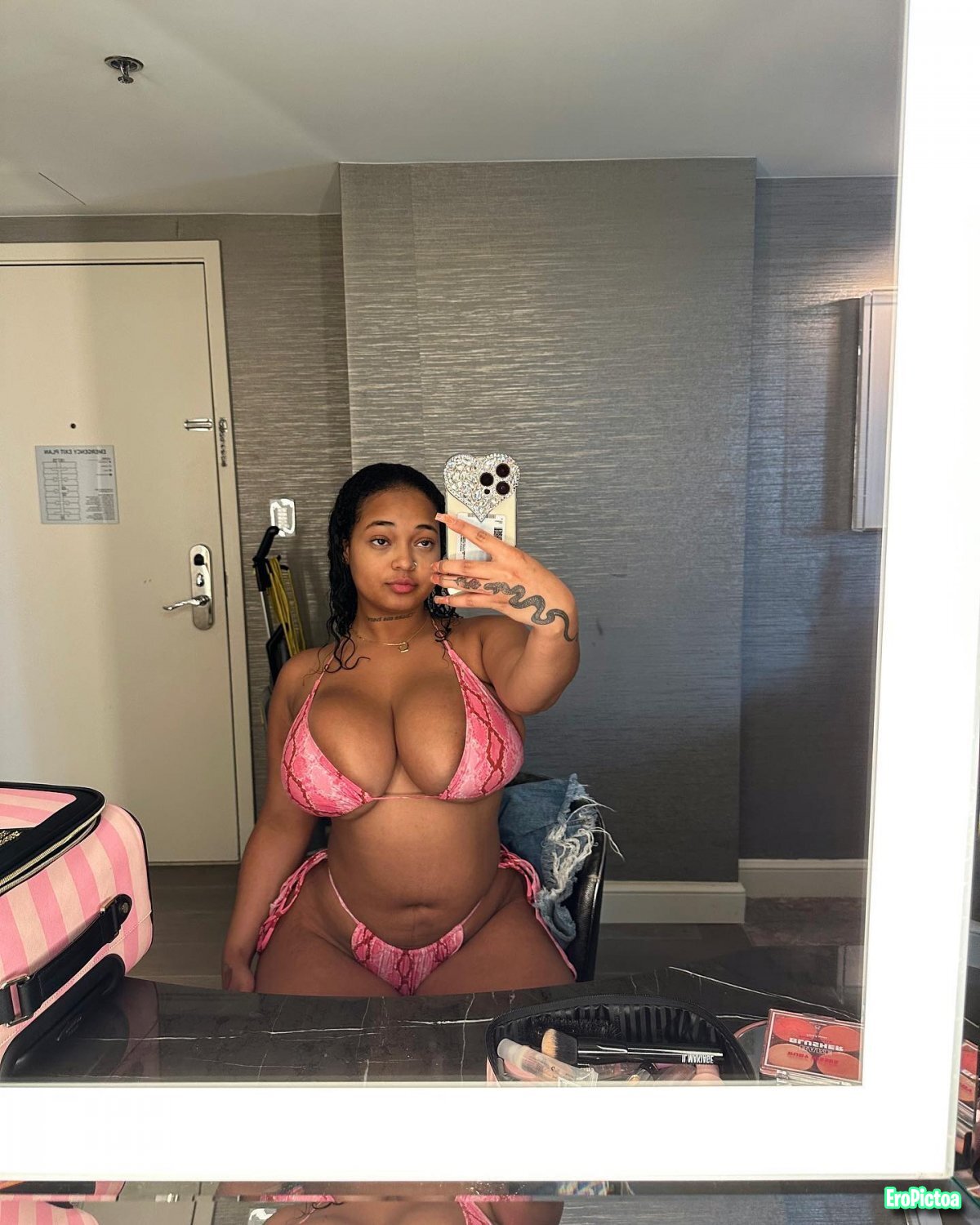 She got boobs and name brands photo featuring Louis Vuitton - Part 1